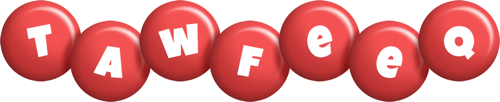 Tawfeeq candy-red logo