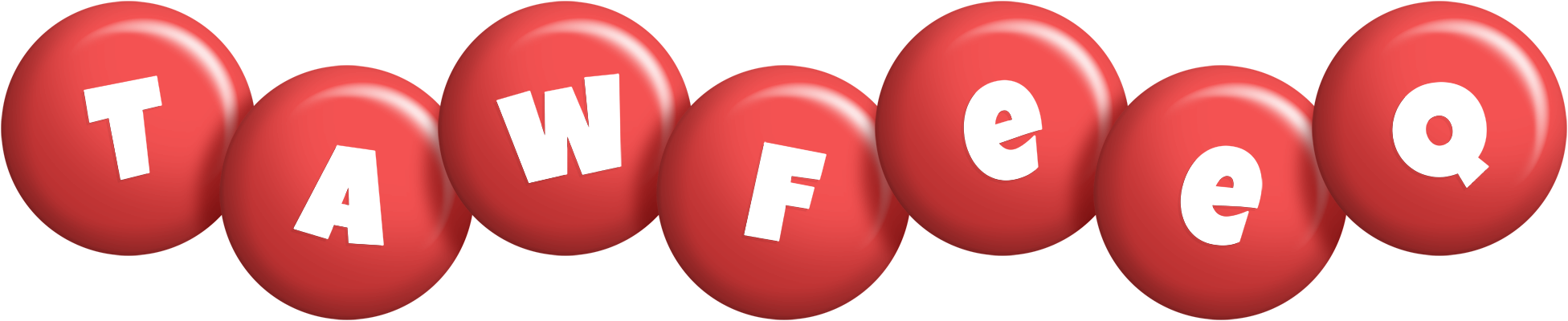Tawfeeq candy-red logo