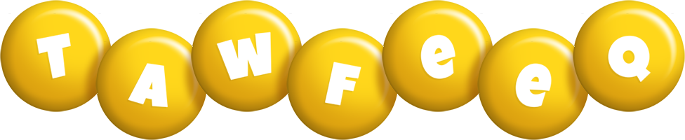 Tawfeeq candy-yellow logo