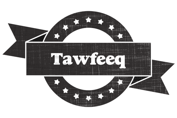 Tawfeeq grunge logo