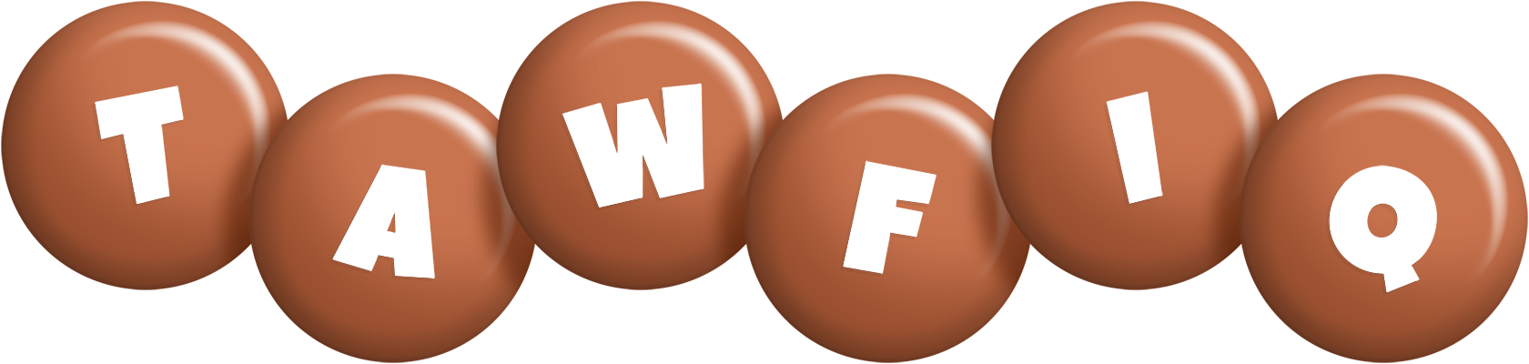Tawfiq candy-brown logo