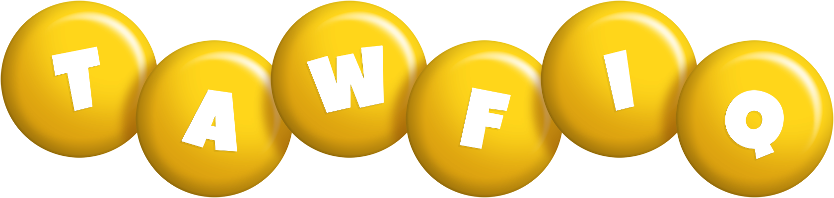 Tawfiq candy-yellow logo