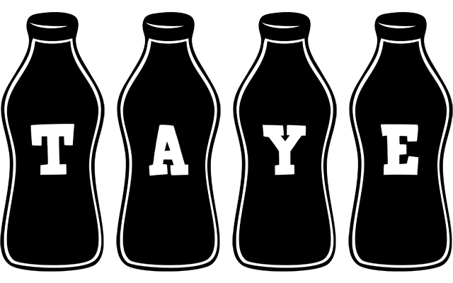 Taye bottle logo