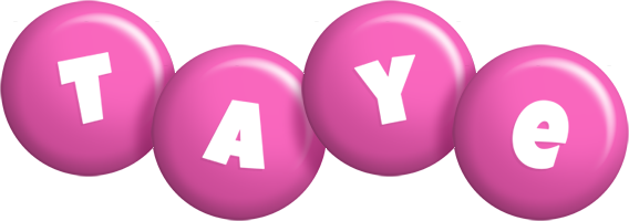 Taye candy-pink logo