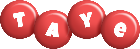 Taye candy-red logo