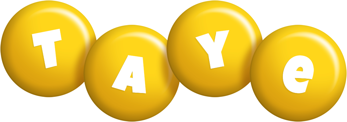 Taye candy-yellow logo