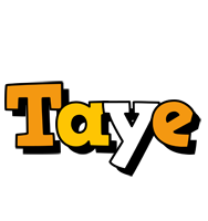 Taye cartoon logo