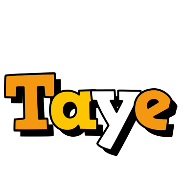Taye cartoon logo