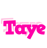 Taye dancing logo