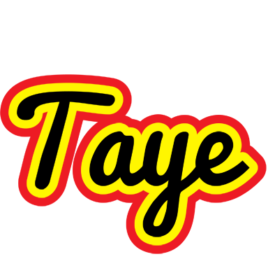 Taye flaming logo