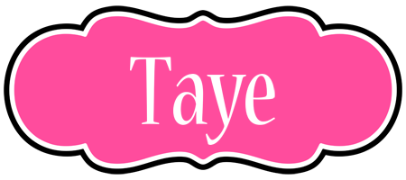 Taye invitation logo