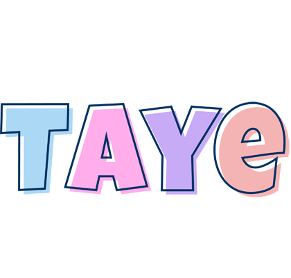 Taye pastel logo