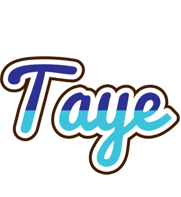 Taye raining logo