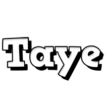 Taye snowing logo