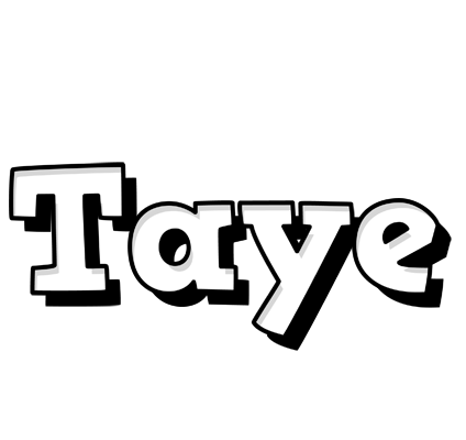 Taye snowing logo