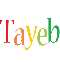 Tayeb birthday logo