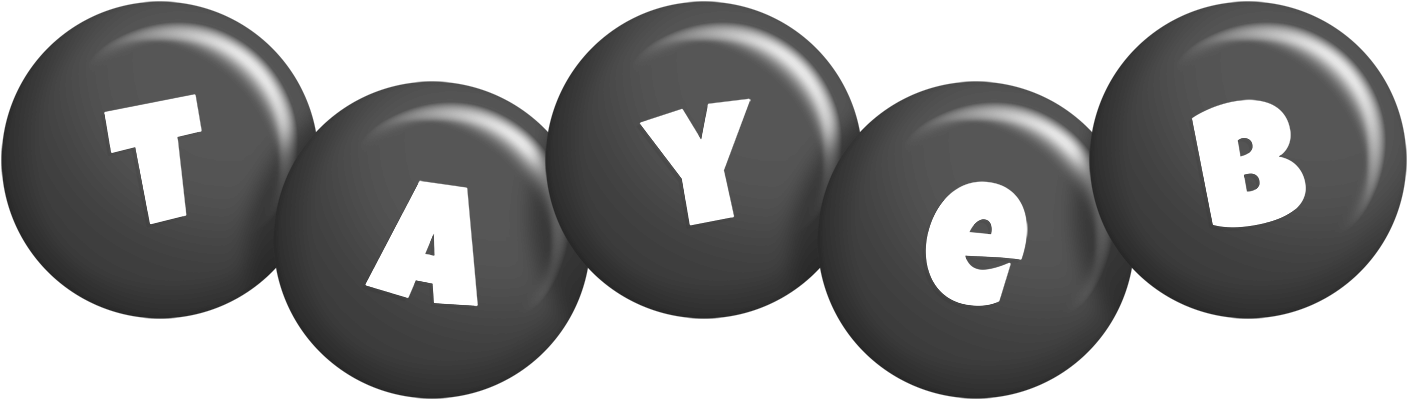 Tayeb candy-black logo