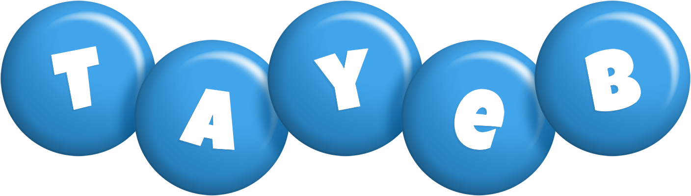 Tayeb candy-blue logo