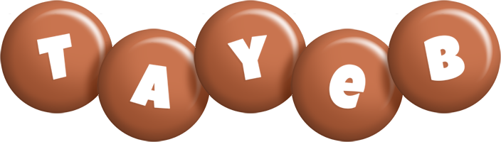 Tayeb candy-brown logo