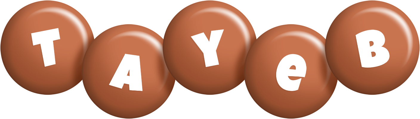 Tayeb candy-brown logo