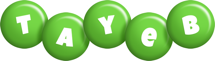 Tayeb candy-green logo