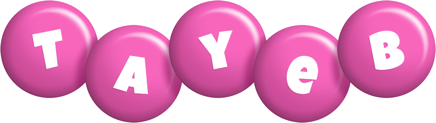 Tayeb candy-pink logo