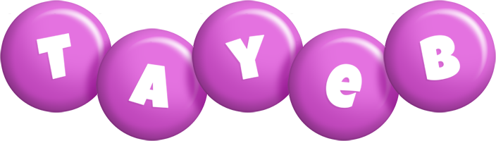 Tayeb candy-purple logo