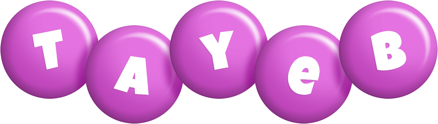 Tayeb candy-purple logo