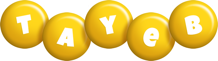 Tayeb candy-yellow logo