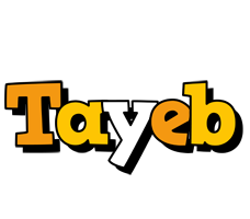 Tayeb cartoon logo