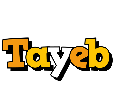 Tayeb cartoon logo