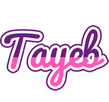 Tayeb cheerful logo