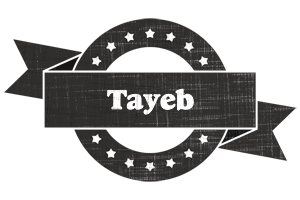 Tayeb grunge logo