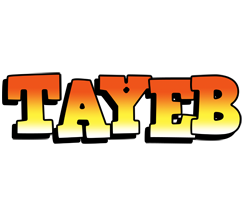 Tayeb sunset logo