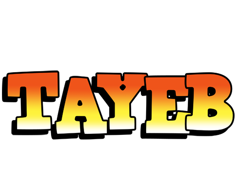 Tayeb sunset logo