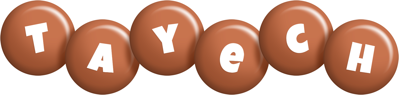 Tayech candy-brown logo