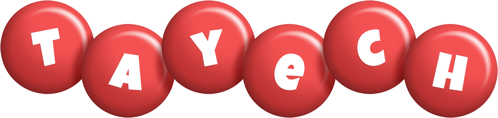 Tayech candy-red logo