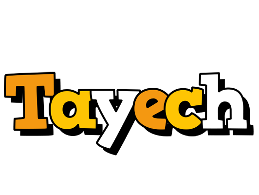 Tayech cartoon logo