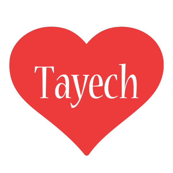 Tayech love logo