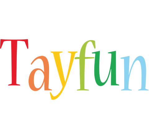 Tayfun birthday logo