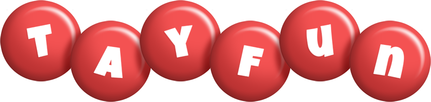 Tayfun candy-red logo