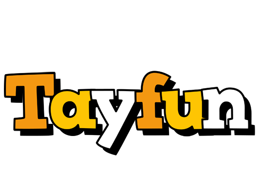 Tayfun cartoon logo