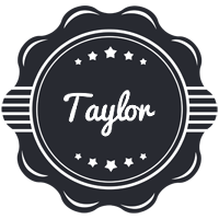 Taylor badge logo