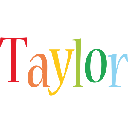 Taylor birthday logo