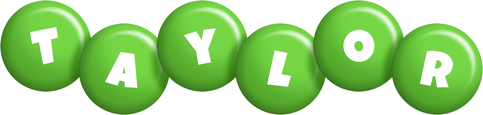Taylor candy-green logo