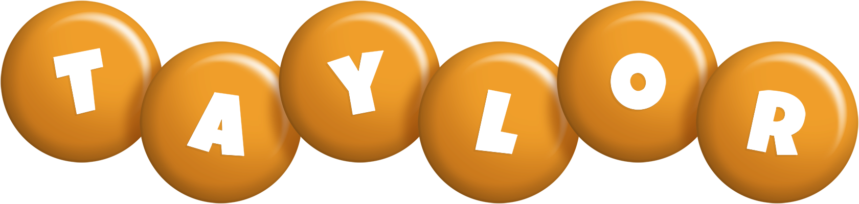 Taylor candy-orange logo