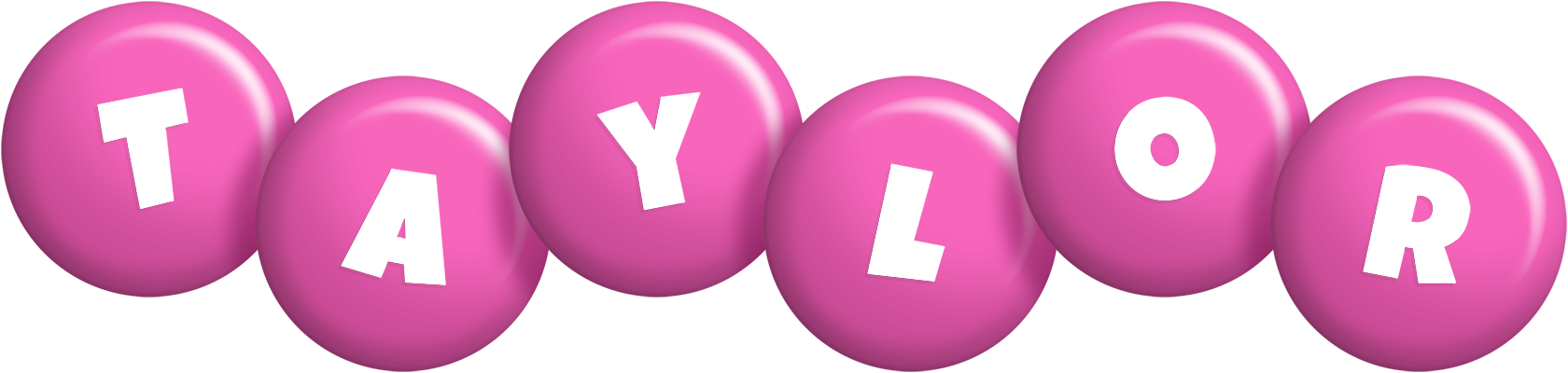 Taylor candy-pink logo