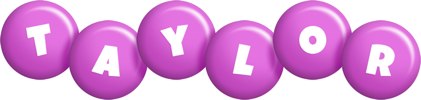 Taylor candy-purple logo