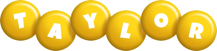 Taylor candy-yellow logo