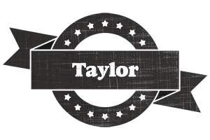 Taylor grunge logo